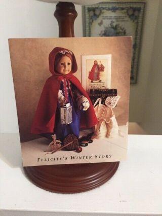 Euc American Girl Felicity Winter Story Pamphlet Pleasant Co 1992 Htf