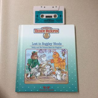 Teddy Ruxpin Lost In Boggley Woods Book And Tape Wow Vg Cond.  Ar85