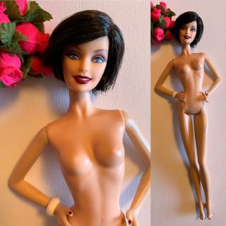 Mattel Model Muse Basics 1.  5 13 Collector Barbie Doll Nude Black Bob