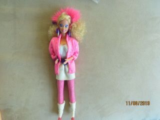 1986 Mattel Barbie Rocker Doll - Cond.  With Bracelet & Ring