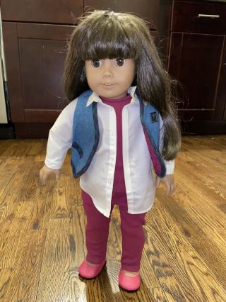 American Girl Pleasant Company Samantha Doll With Clothes