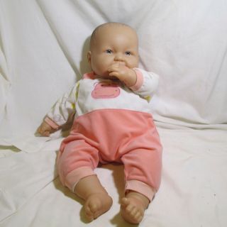 Real - Looking 20 " Berenguer Baby Doll - Vinyl/cloth Body - 2 Teeth Blue Eyes Vguc