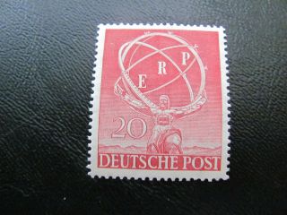 Germany/berlin 1950 Sc 9n68 Erp Set Mnh $75