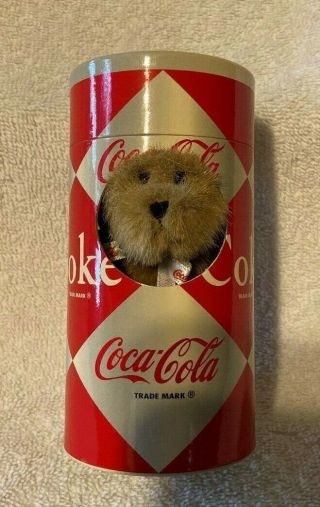 Coca - Cola Boyds Peeker Bear In Coke Can
