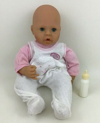 Interactive Annabelle 17 " Baby Doll With Sound And Movement 2002 Zapf