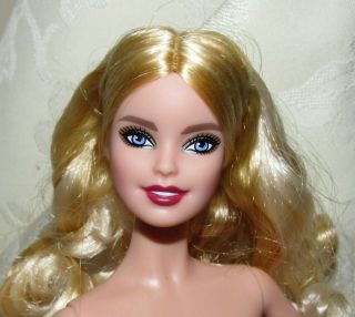 Nude Barbie Doll Model Muse Millie Blonde Hair Blue Eyes For Ooak