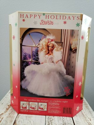 1989 Happy Holidays Special Edition Barbie NRFB 3