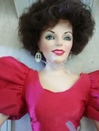 Dynasty Alexis Colby 19 " Vinyl World Doll Joan Collins Collector Doll No.  71840
