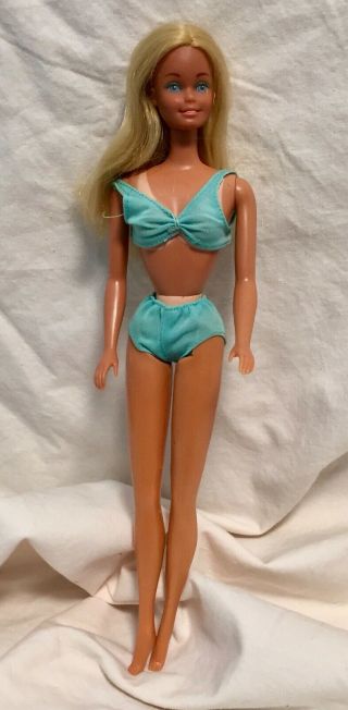 1978 1 - 67 Sun Loving Malibu Barbie - Bathing Suit Doll Mattel