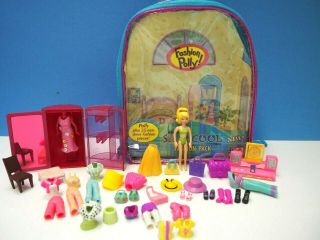 Mattel Polly Pocket Backpack With Doll,  Clothes And Accessories