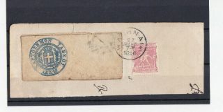 Greece.  27/3/1896 An Intersting Fragment Franket 2l A` Athens Olympic Games