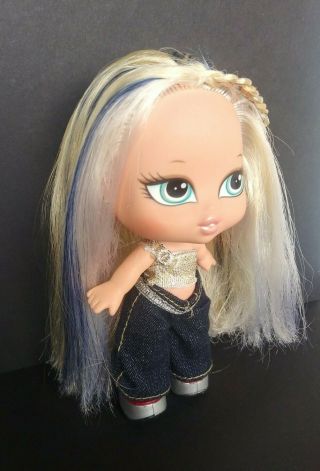 Mga Bratz Babyz Baby Magic Hair Cloe Blue Streaks Long Hair Doll
