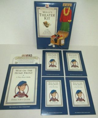 AMERICAN GIRL Molly ' s THEATER KIT War on the Home Front WWII Play 4 Scripts 2