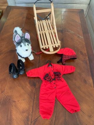 American Girl Doll Pleasant Company,  Just Like You,  Dog Sled,  Tagged 