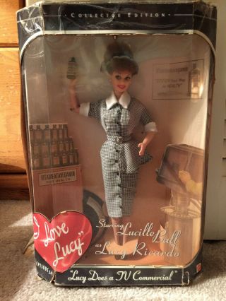 I Love Lucy Lucy Does A Commercial 1997 Barbie Doll Lucille Ball Cbs Tv