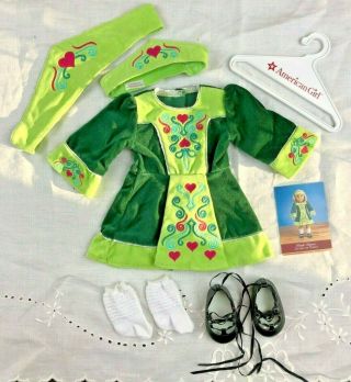 American Girl - Nellie - Irish Dance Dress Outfit Of Today Complete Vgc Retired