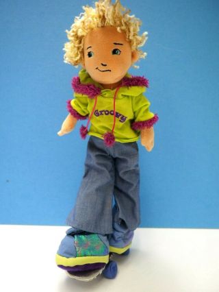 Groovy Boy Doll With Skateboard