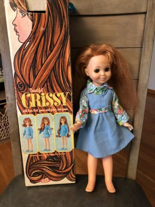 1970 Ideal Crissy Doll Hair That Grows W/ Box,  Hong Kong