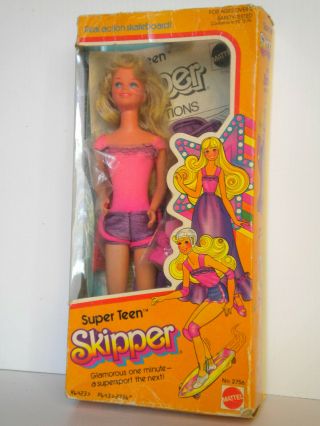 Barbie Sister Teen Skipper - Box - All With Accessories 1978 Mattel