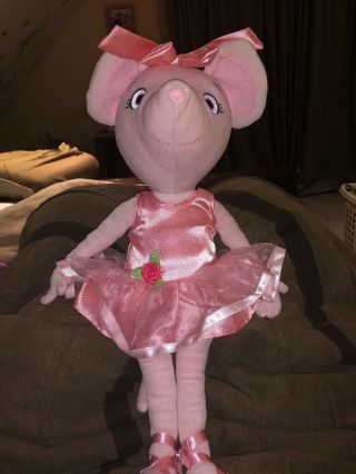 Madame Alexander 18 " Angelina Ballerina Pink Stuffed Plush Mouse