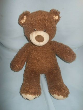 Build A Bear Downtown Disney Brown With Mickey Icon Ears Feet 16 "