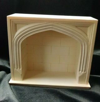 Miniature Tudor Style Fireplace 1/12th Scale