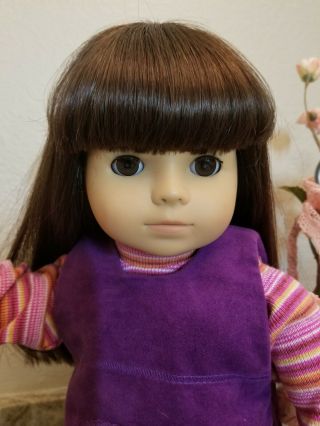 Gotz Little Sister Doll Tess 18 " Outfit 305/16 Guc Brown Hair Eyes American Girl