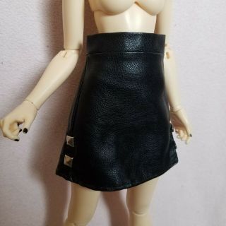 Minifee Faux Leather Skirt Doll Fairyland Msd Bjd Clothes Gelatobabyhandmade