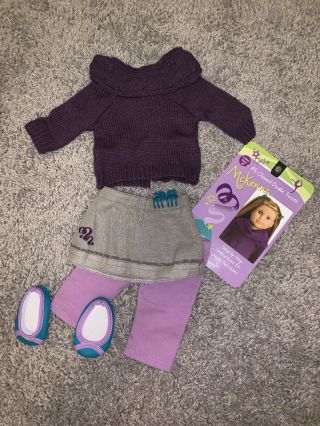 Retired Mckenna American Girl Doll School Outfit And Rainy Day Accessories