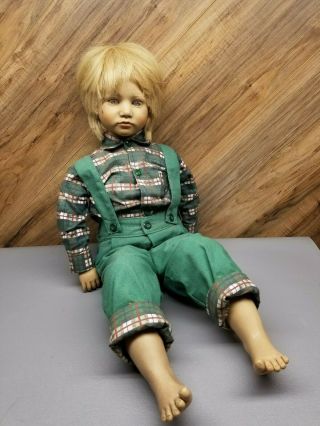 Annette Himstedt Boy Doll Bastain Barefoot Children Series 24 "