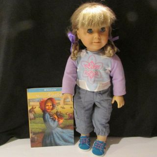 American Girl Kirsten Larson Pleasant Company Doll W Modern Outfit & Book Retird