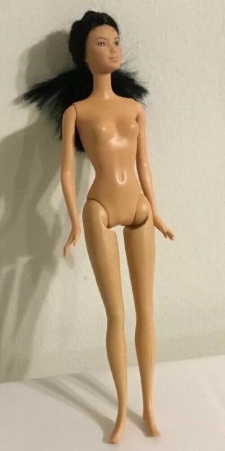 Asian Barbie Doll By Mattel Made In China 1999 No Clothing Knee Bends