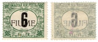 Italy Italia Fiume Segnatasse Postage Due Hungry Ungheria Overprint 1918 Mnh