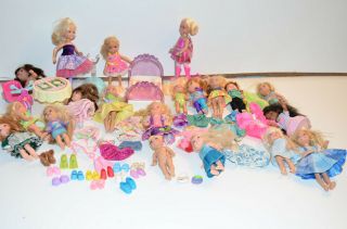 Mattel Kelly Barbie Dolls With Friends Etc.  Clothes Etc.