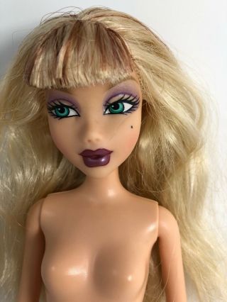My Scene Barbie,  Delancey,  Blonde W/red Streaks,  Nude,  Model,  Muse,  Ooak