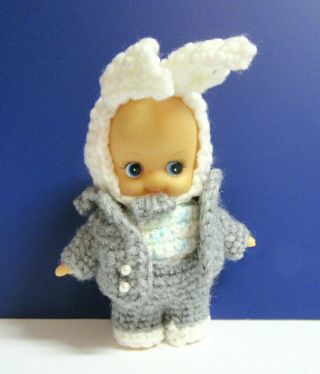 Kewpie Rabbit Bunny Suit Costume Baby Doll 5 "