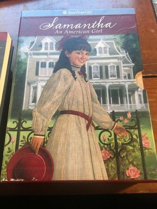 1904 “samantha” An American Girl Box Set And 5 Additional American Girl Books.