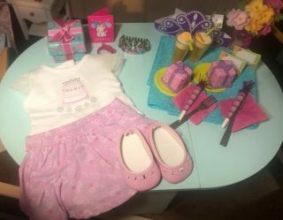 American Girl Doll Happy Birthday Set,  Accessories,  And Birthday Outfit