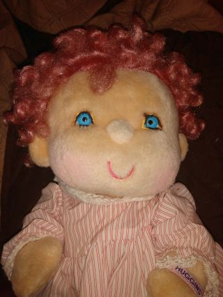 Vintage Kenner Hugga Bunch Huggins Plush Doll Pink Hug 1985 17 " Hallmark Greetin