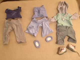 American Girl Doll Mia St.  Clair Clothing & Accessories ‘sporty Lot’,  Retired