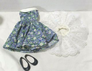 Mary Hoyer 14 " Doll Tagged Dress Tagged Petticoat And Shoes Mary Hoyer Originals