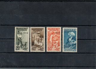 Old Stamps Of Germany Saargebiet Volkshilfe 1927 122 - 125 Mnh 160.  - Euro