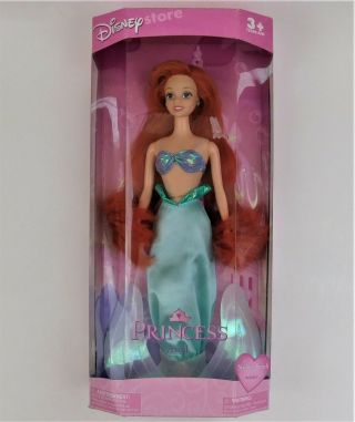 Disney Store Exclusive Princess Little Mermaid Ariel Doll Long Hair