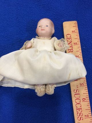 Vintage Grace S Putnam Bye - Lo Baby Doll Bisque.  5 Inch.  Shape