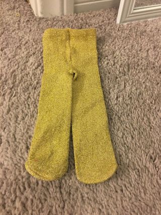 Retired Pleasant​ Co American Girl Doll Julie Christmas Glitter Gold Tights Only