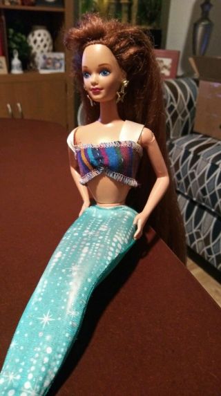 Jewel Hair Mermaid Midge Doll From 1995 Friend Of Barbie Doll From Mattel