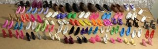 Barbie Doll Shoes Unbranded 59 Pairs