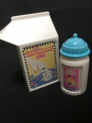 Fisher Price Little Mommy Baby Doll And Accessories Pouring Milk Carton,  Bottle 3