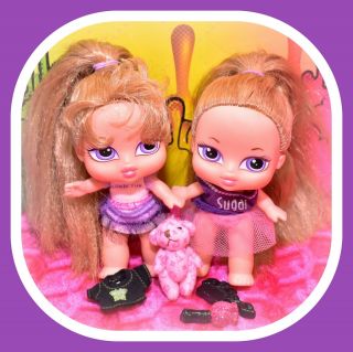 ❤️bratz Babyz Triiplets 5 " Doll Baby Twiins Twins Avery Rory Triplets Lot❤️