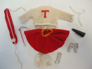 Vintage 1960s Tammy Doll Fashion Outfit By Ideal 9131 Cheerleader Outfit
